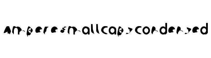 Ampere SmallCaps Condensed  les polices de caractères gratuit tlcharger