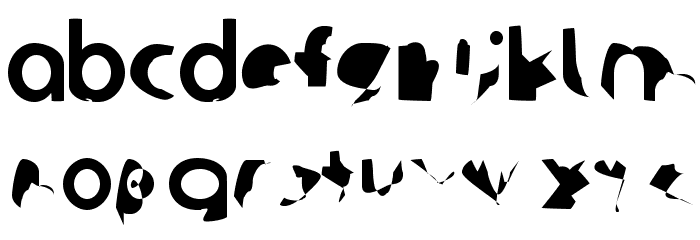 Ampere SmallCaps Condensed Font LOWERCASE