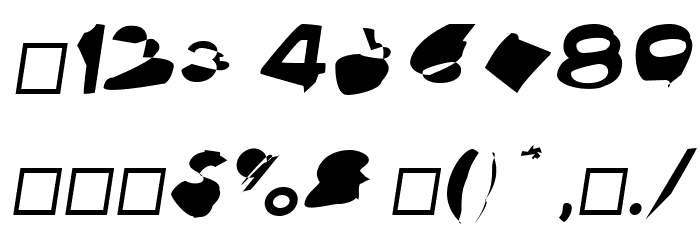 Ampere SmallCaps Extended Italic Font OTHER CHARS