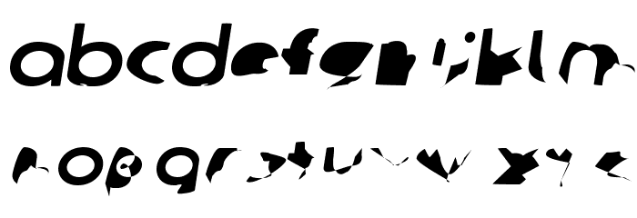 Ampere SmallCaps Extended Italic Font LOWERCASE