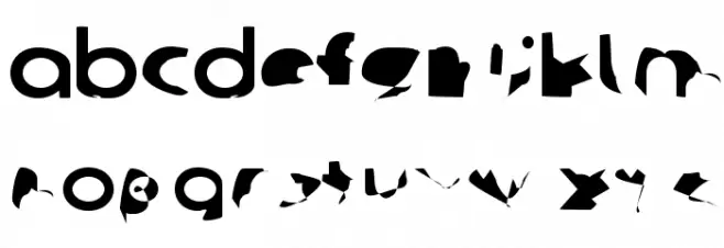 Ampere SmallCaps Extended フォント 小文字