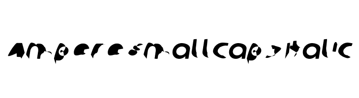 Ampere SmallCaps Italic  font caratteri gratis