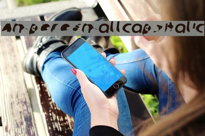 Ampere SmallCaps Italic Example 1