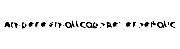 Ampere SmallCaps ReverseItalic  لخطوط تنزيل