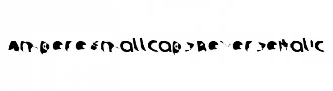 Ampere SmallCaps ReverseItalic  font caratteri gratis