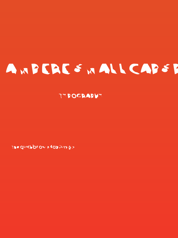 Ampere SmallCaps ReverseItalic Poster
