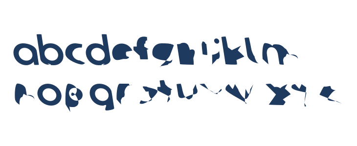 Ampere SmallCaps ReverseItalic Lowercase