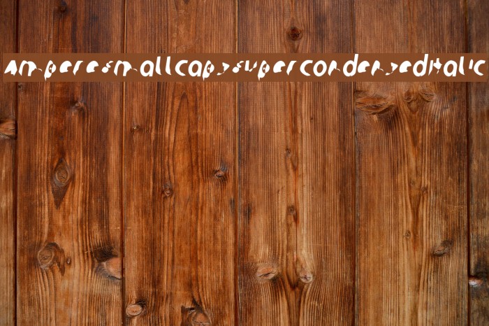 Ampere SmallCaps SuperCondensed Italic Fonte examples