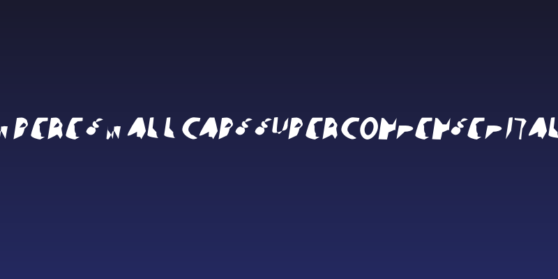 Ampere SmallCaps SuperCondensed Italic Social Header