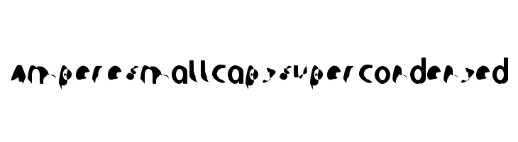 Ampere SmallCaps SuperCondensed  免费字体下载
