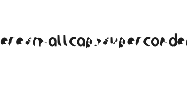 Ampere SmallCaps SuperCondensed Logo
