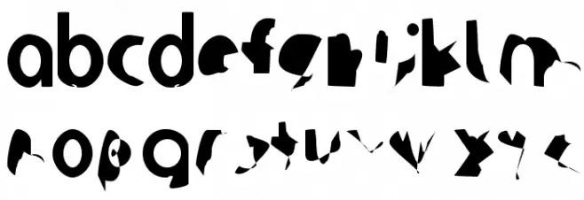 Ampere SmallCaps SuperCondensed Schriftart Kleinbuchstaben