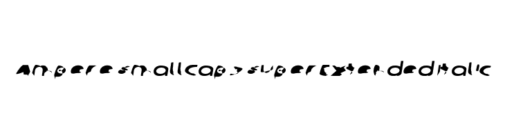 Ampere SmallCaps SuperExtended Italic  नि: शुल्क फ़ॉन्ट्स डाउनलोड