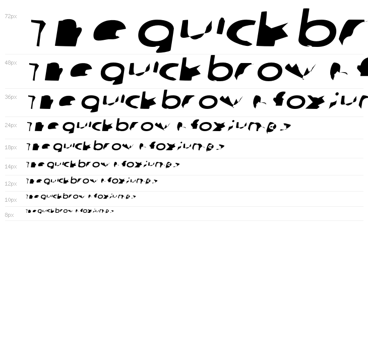 Ampere SmallCaps SuperExtended Italic Waterfall