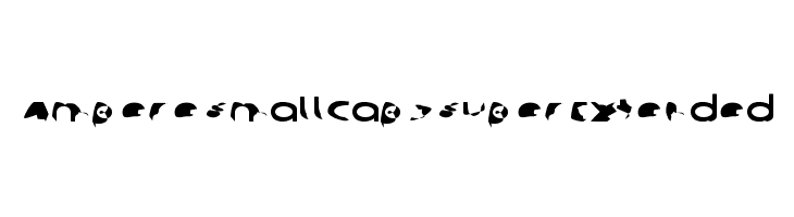 Ampere SmallCaps SuperExtended  font caratteri gratis