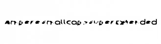 Ampere SmallCaps SuperExtended  Скачать бесплатные шрифты
