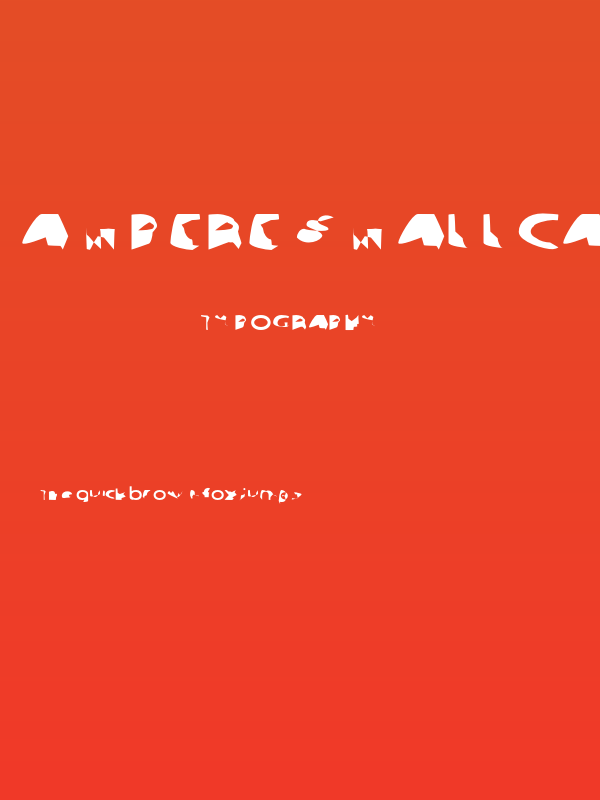 Ampere SmallCaps SuperExtended Poster