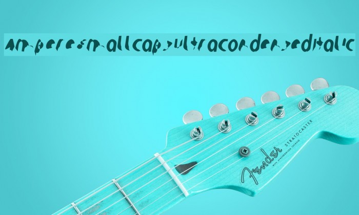 Ampere SmallCaps UltraCondensed Italic Font examples