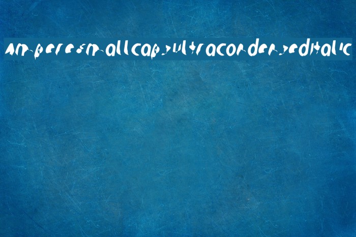 Ampere SmallCaps UltraCondensed Italic Font examples