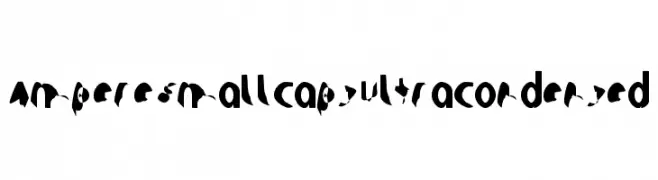 Ampere SmallCaps UltraCondensed  Frei Schriftart Herunterladen