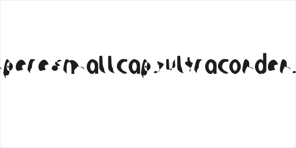 Ampere SmallCaps UltraCondensed Logo