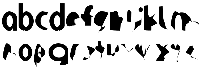 Ampere SmallCaps UltraCondensed Font LOWERCASE