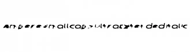 Ampere SmallCaps UltraExtended Italic  Frei Schriftart Herunterladen