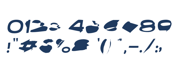 Ampere SmallCaps UltraExtended Italic Other Characters