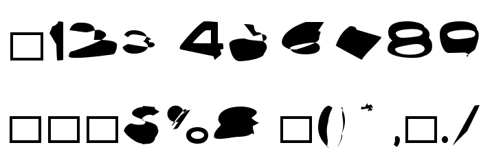 Ampere SmallCaps UltraExtended Font OTHER CHARS
