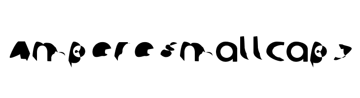 Ampere SmallCaps Шрифта