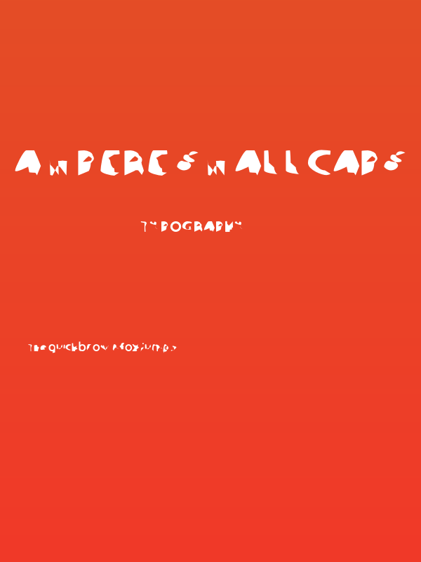 Ampere SmallCaps Poster