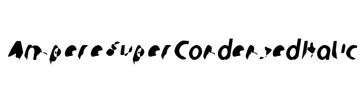 Ampere SuperCondensed Italic 