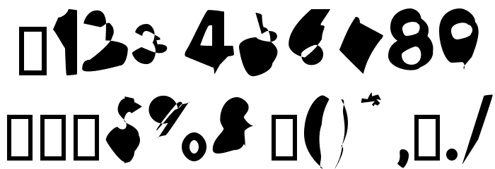 Ampere SuperCondensed Font OTHER CHARS