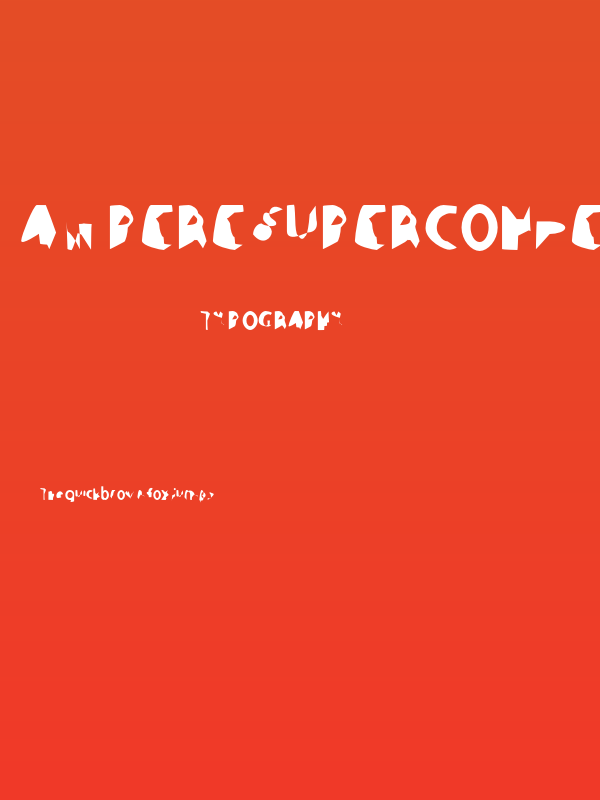 Ampere SuperCondensed Poster