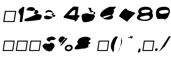 Ampere SuperExtended Italic Font OTHER CHARS