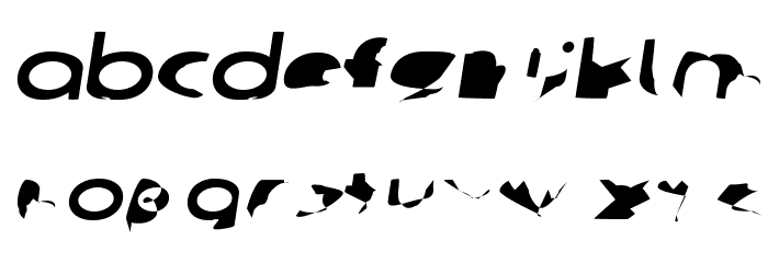 Ampere SuperExtended Italic Font LOWERCASE