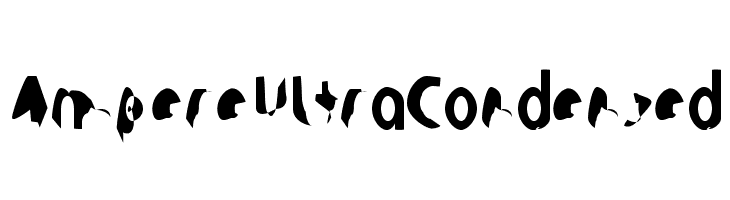 Ampere UltraCondensed  Descarca Fonturi Gratis