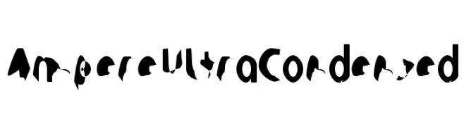 Ampere UltraCondensed  Frei Schriftart Herunterladen