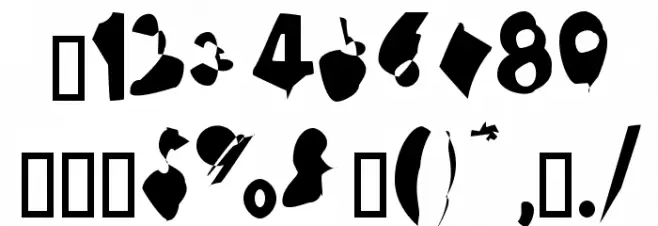 Ampere UltraCondensed Font OTHER CHARS