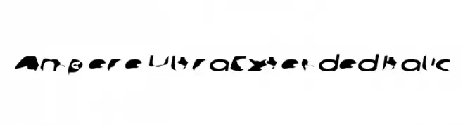 Ampere UltraExtended Italic  Frei Schriftart Herunterladen