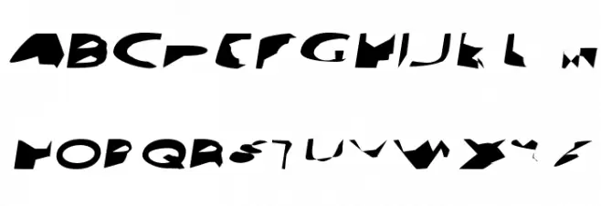 Ampere UltraExtended Italic Fonte MAIÚSCULAS
