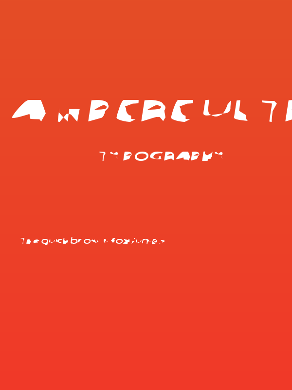 Ampere UltraExtended Italic Poster