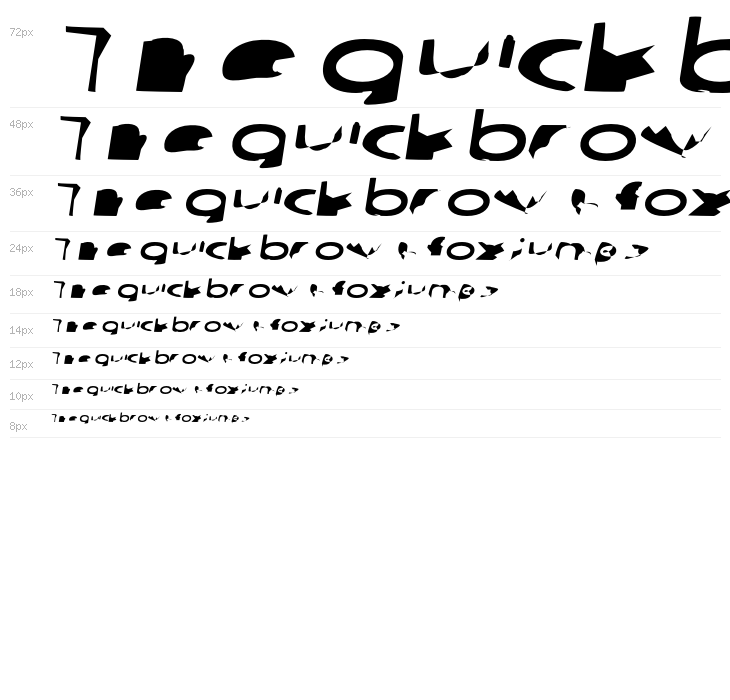 Ampere UltraExtended Italic Waterfall