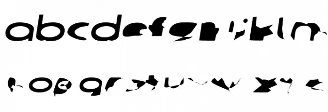 Ampere UltraExtended Italic फ़ॉन्ट लोअरकेस