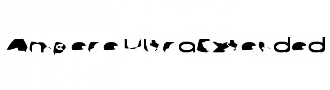 Ampere UltraExtended  font caratteri gratis