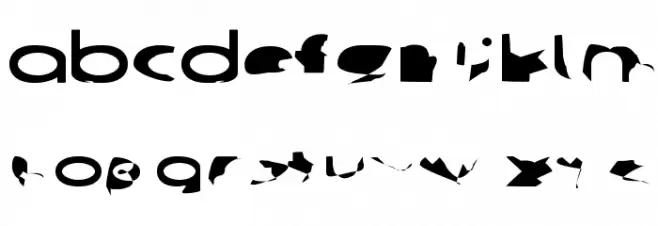 Ampere UltraExtended Schriftart Kleinbuchstaben