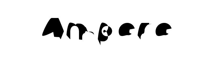 Ampere Шрифта