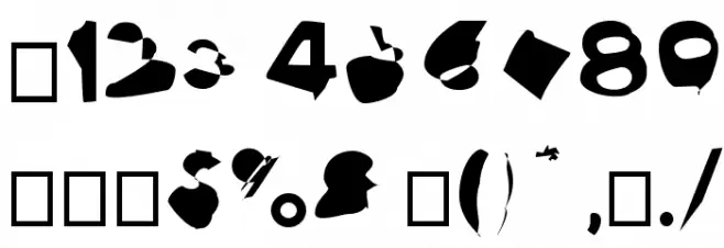 Ampere Font OTHER CHARS