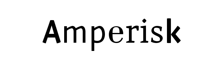 Amperisk  नि: शुल्क फ़ॉन्ट्स डाउनलोड