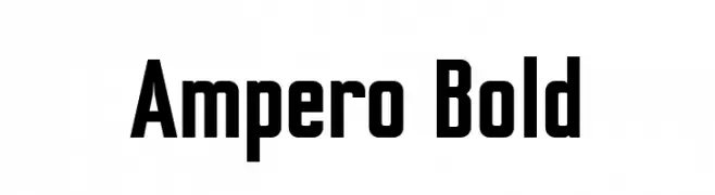 Ampero Bold  フリーフォントのダウンロード